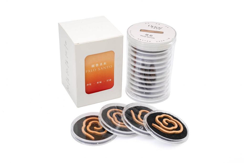 Handcrafted Incense Coils：Palo Santo