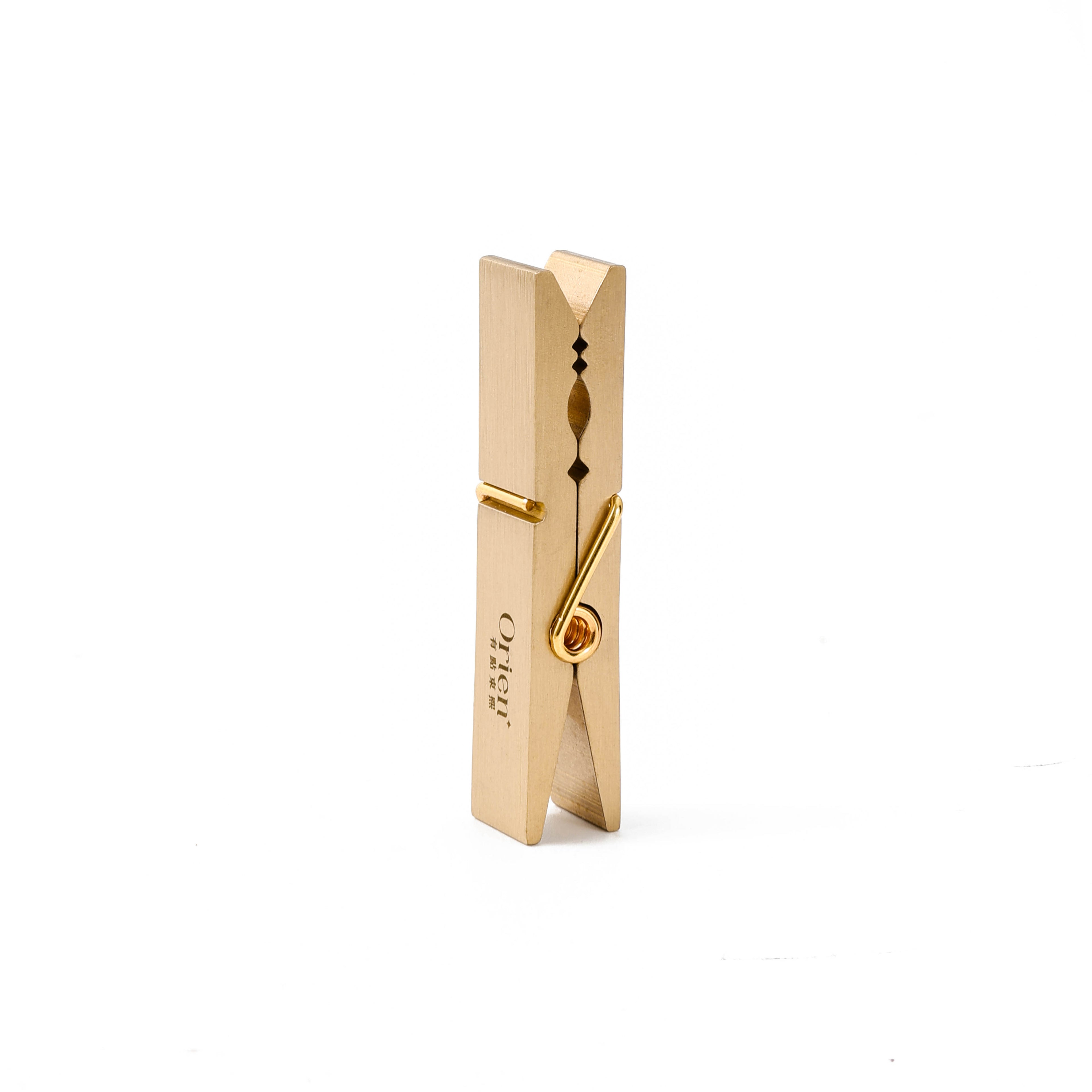 Brass Incense Holder Clip -- Adjustable Grip for Any Thickness & Length -- Handcrafted, Minimalist, "Easy Pinch" Design